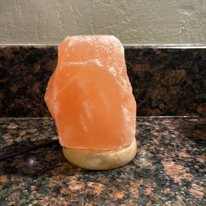 Glowing salt rock